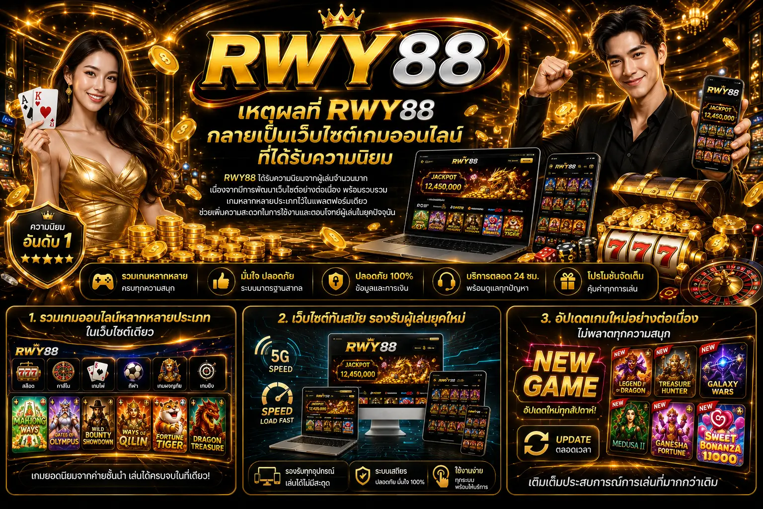 RWY88 เว็บตรง รองรับทุกอุปกรณ์